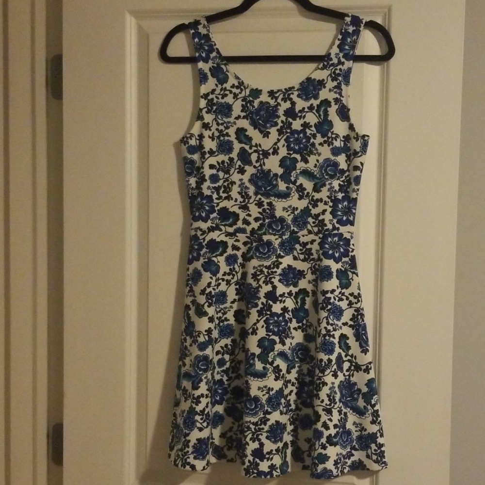 Flowers bodycon dress